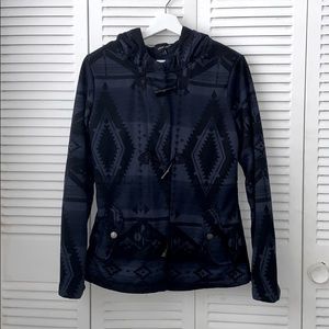 New Look tribal print hoodie jacket